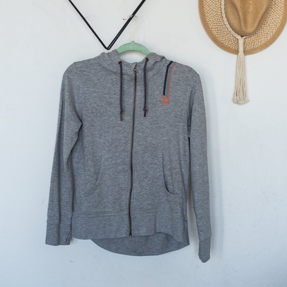 Orangetheory OTF // Grey Zip-Up Hoodie - Thumbhole Cuffs